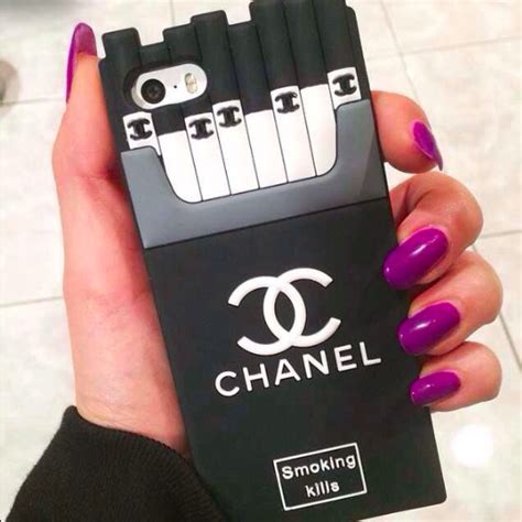 chanel smoking kills samsung case|Chanel phone case.